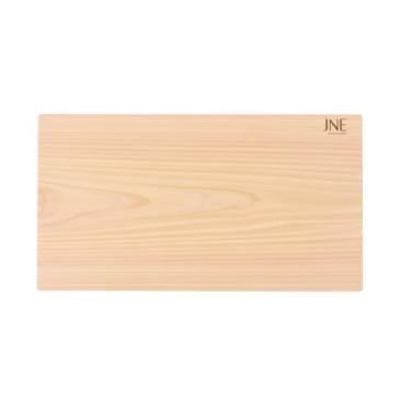 Imagem de Tábua de corte de madeira reversível de cipreste Hinoki, 44 x 24 x 3 cm, tábua de cortar, tábua de açougueiro, tábua de servir, peça única sólida, sem junta, sem cola | Presente de Natal