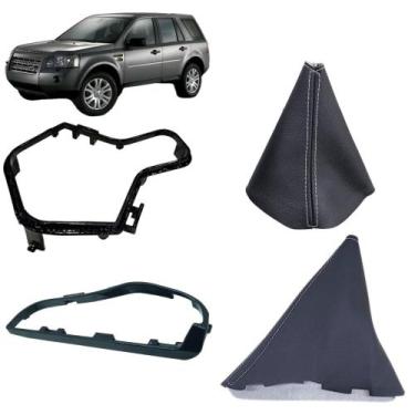 Imagem de Aro E Coifa Do Câmbio automático E alavanca Freio Mão Freelander 2 S 2