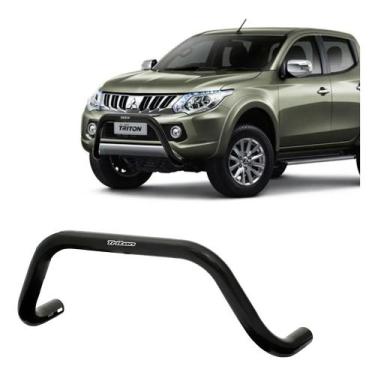 Imagem de Quebra Mato L200 Triton 2017 2018 2019 2020 2021 Preto - SOLAR