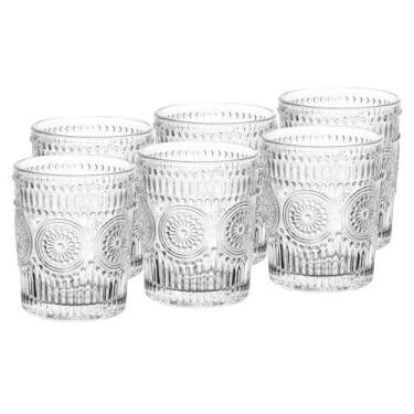 Imagem de Conjunto 6 Copos De Vidro Mandala 260Ml - Wolff