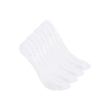 Imagem de Kit 4 Pares de Sapatilhas Selene 7340-003 - Genérico, Branco