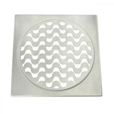Imagem de Grelha Inox Amanco Quadrada 10Cm Fixa  90604