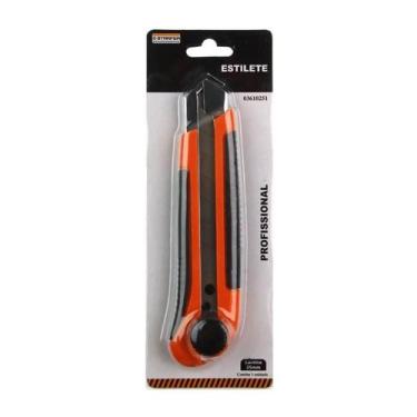 Imagem de Estilete Emborrachado Com Trava  25mm  Starfer