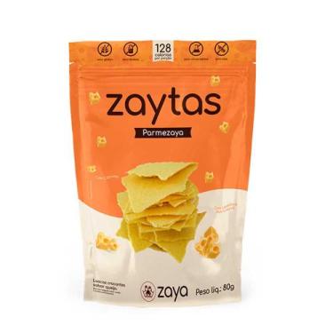Imagem de Lascas Zaytas Sabor Queijo Parmezaya Zaya 80g
