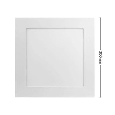 Imagem de Painel de Led Save Energy Quadrado de Embutir 25W Bivolt Branco, Luz B