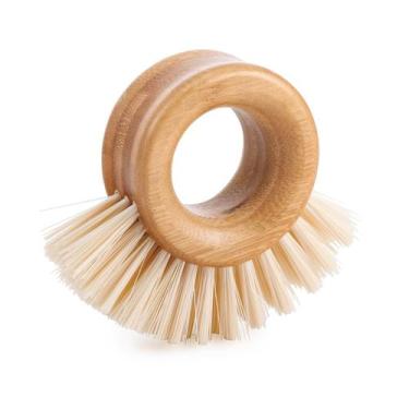 Imagem de Escova de frutas e legumes de bambu - Oikos, U, NATURAL
