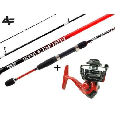 Imagem de Kit Ultralight SpeedFish Vara 5'6" (1,65m) 2-6Lb Inteiriça + Molinete 