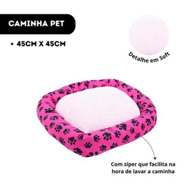 Imagem de Caminha de Cachorro Pequeno Médio Grande Porte Lavavel Estampada - LF 