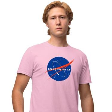 Imagem de Camisa Camiseta Masculina Estampada Nasa Engenharia 100% Algodão Fio 3