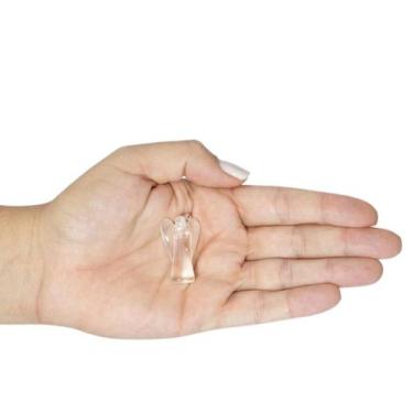Imagem de PINGENTE ANJO CRISTAL - (2,5 a 3,5)cm - PRATA 925 - GOMES CRYSTALS