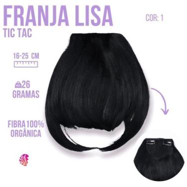 Imagem de Franja Falsa Aplique Tic Tac De Fibra Organica Premium - Importada - S