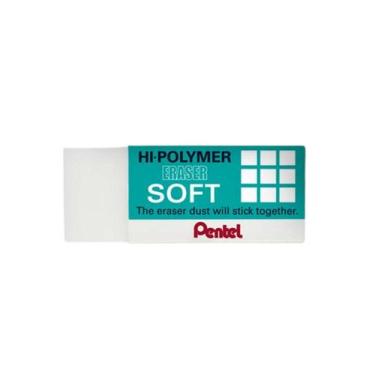 Imagem de Borracha Pentel Hi-polymer Eraser Soft Profissional Pequena