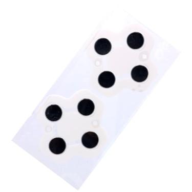 Imagem de Deal4GO – Pacote com 2 adesivos de contato condutor, botão de direção ABXY com adesivo de substituição para controle Nintendo Switch Joycon, branco