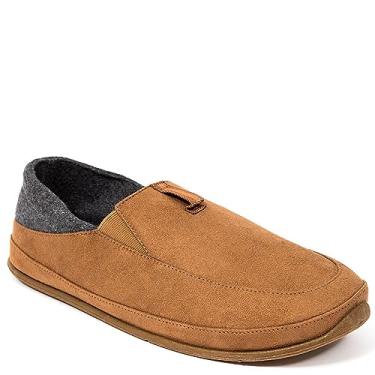 Imagem de Deer Stags Pantufa masculina Campo, Pantufa Adulto, Chinelo Pantufa, CastanhoCinza escuro, 11