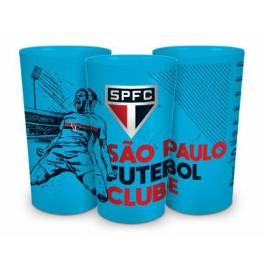 Imagem de Copo plastico 500ml sao paulo - Brasfoot