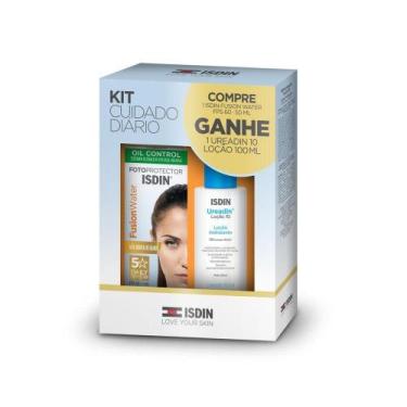 Imagem de Kit Isdin Protetor Solar Fusion Water 5 Stars FPS 60 Sem Cor 50ml Ganh