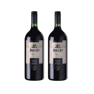 Imagem de Kit Vinho Jota Pe Tinto Suave Casa Perini 1,5L 2 unidades