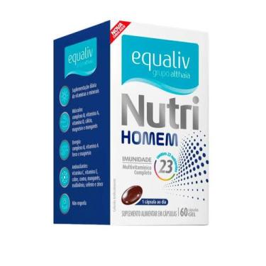 Imagem de Nutri Homem Multivitamínico Imunidade Equaliv - 60 Capsulas
