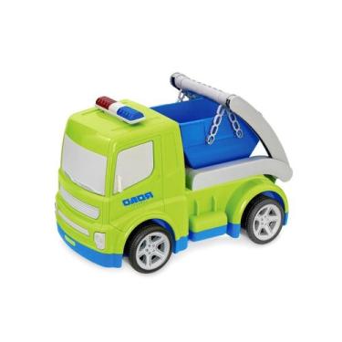 Imagem de Caminhão Infantil Brinquedo Cata Entulho Obras Road Company - Usual Br
