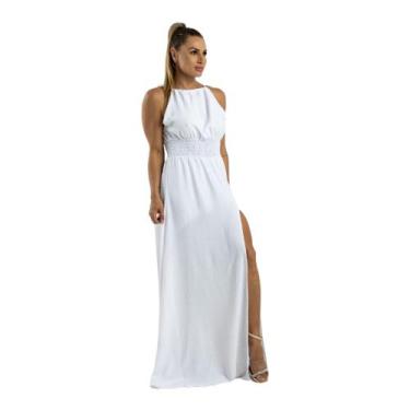 Imagem de Vestido Festa Noite longo com fenda decote madrinha formatura casament