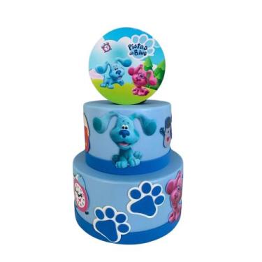 Imagem de Bolo fake pistas de blue - Catavento