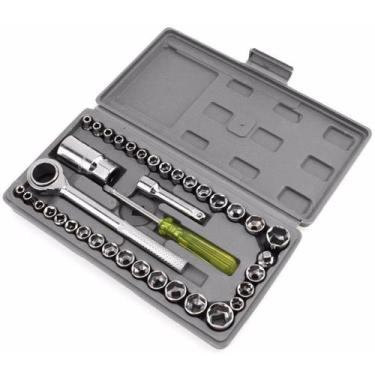 Imagem de Kit ferramenta catraca com 40 peças - aiwa