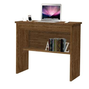Imagem de Mesa de Computador e Notebook Home Office Pratica Cor Canela - PPRADO 