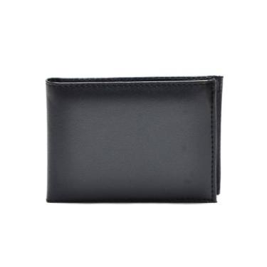 Imagem de Carteira Masculina Pequena Otimo Acabamento - cla cle, Preto