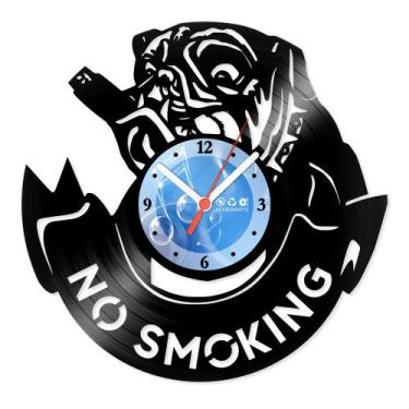 Imagem de Relógio De Parede Disco Vinil Diversos - No Smoking - VDI-046 - Modern