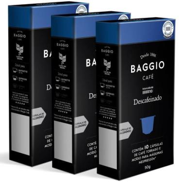 Imagem de 30 Cápsulas Café Baggio Descafeinado para Nespresso - Baggio Café