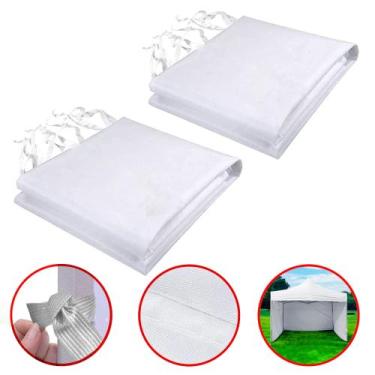 Imagem de 2 Paredes de Fechamento Lateral para Tendas Gazebo 3x3 (Tenda não incl