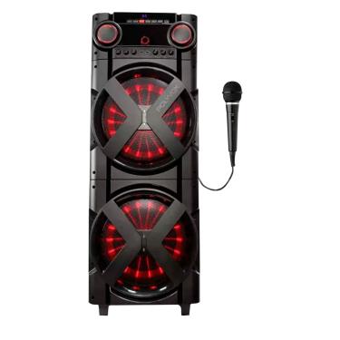 Imagem de Caixa de Som Ampl. Polyvox XT-2000T Bluetooth TWS Fm LED 2000w- 1 Mic