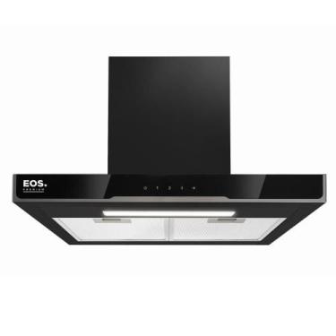 Imagem de Coifa e Depurador EOS ECO60PTDP Premium Digital Touch Inox Preta 110V,