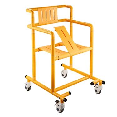 Imagem de Compacto Trilhos de segurança do banheiro Cadeira de chuveiro rolante Assento do vaso sanitário Barra de apoio para deficientes, idosos, feridos ou deficientes e cômoda Estrutura de suporte