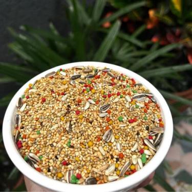 Imagem de Mistura Calopsita Periquito Agaporne 10kg Nutrição  Aves Domésticas - 
