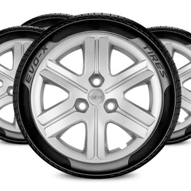 Imagem de Jogo Calota 3x100 Aro 14 Design Kwid Zen Compatível Renault