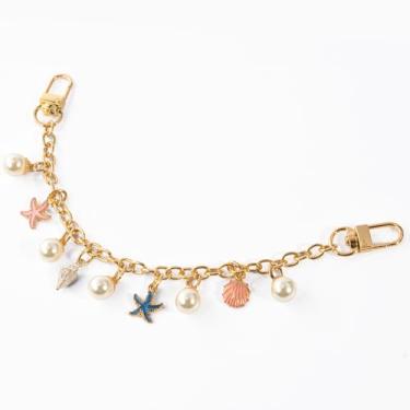 Imagem de RISOMI Corrente de bolsa ou bolso, corrente decorativa para bolsa de mão, corrente de extensão de substituição, bolsa de ombro, corrente de cinto, correntes de calças fofas para acessórios de corpo de