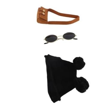 Imagem de Roupas de Pelúcia de Pato, Roupas de Animais Recheadas e Acessórios para Roupas de Pato de Pato Recheadas Roupas de Animais de Bicho Com Chapéu Preto Com Suéter Marrom Com