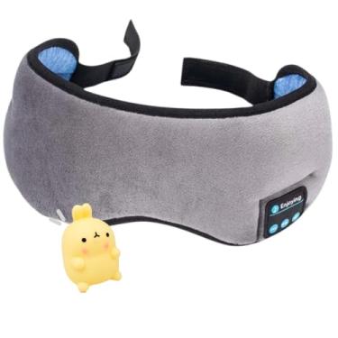 Imagem de Máscara de Dormir Bluetooth Fone de Ouvido Tapa Olho e Bichinho Relaxante Testada Musica Sono Tranquilo