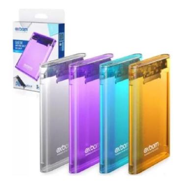 Imagem de Case Externo para HD 2,5 Sata USB 3.0 Colorido - Exbom