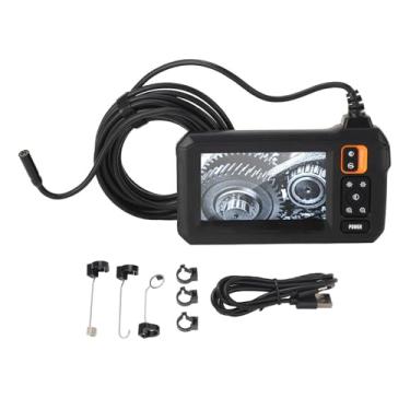 Imagem de Câmera endoscópica MUNEFE com luz IP67, boroscópio industrial de cobra de inspeção de esgoto HD 1080P, tela IPS de 4,3 polegadas para manutenção de automóveis, inspeções domésticas (abdômen 2)