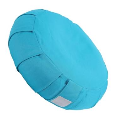 Imagem de Almofada de meditação, almofada removível de algodão para meditação transporte cascos de trigo Sarraceno preenchendo a janela varanda para sentar no chão (tipo 3)