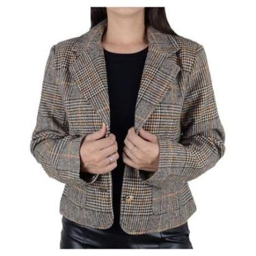 Imagem de Casaco Feminino Facinelli By Mooncity Xadrez Cafe - 610270-Feminino