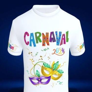 Imagem de Camiseta Carnaval 2025 Estampas na Frente e mangas / Baby Look Persona