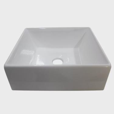 Imagem de Cuba Para Banheiro em Mármore Sintético 31x27,2cm Prisma Cozimax