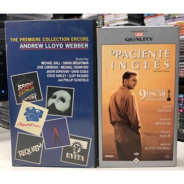 Imagem de Kit 2 Fitas Vhs - O Paciente Ingles + The Premiere Collecti.