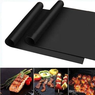 Imagem de Kit 2 Tapete Para Churrasqueira Grelhado Churrasco Mat Grill - Hudson