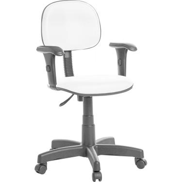 Imagem de Cadeira Giratória Secretária - Branca - Viena - 110kg