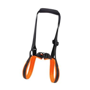 Imagem de IEUDNS Cães arnês cão assistente band auxiliar Auxiliar Suporte de perna ajustável para subir a escada para caminhadas velhos e deficientes cães com, M