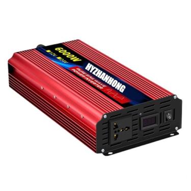 Imagem de 24V TO 110V,Inversor de energia de onda senoidal pura de 6000 W DC12 V 24 V para carro, inversor de energia CA 110 V 220 V com visor numérico para carro e acampamento